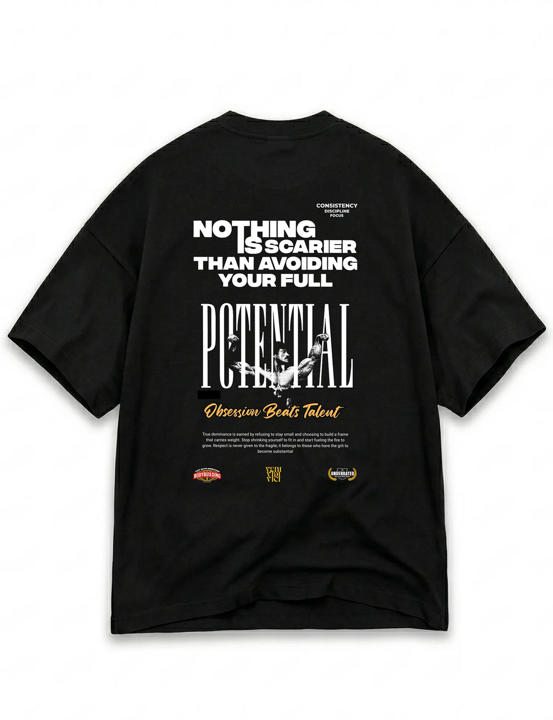 CAMISETA OVERSIZE GYM POTENTIAL