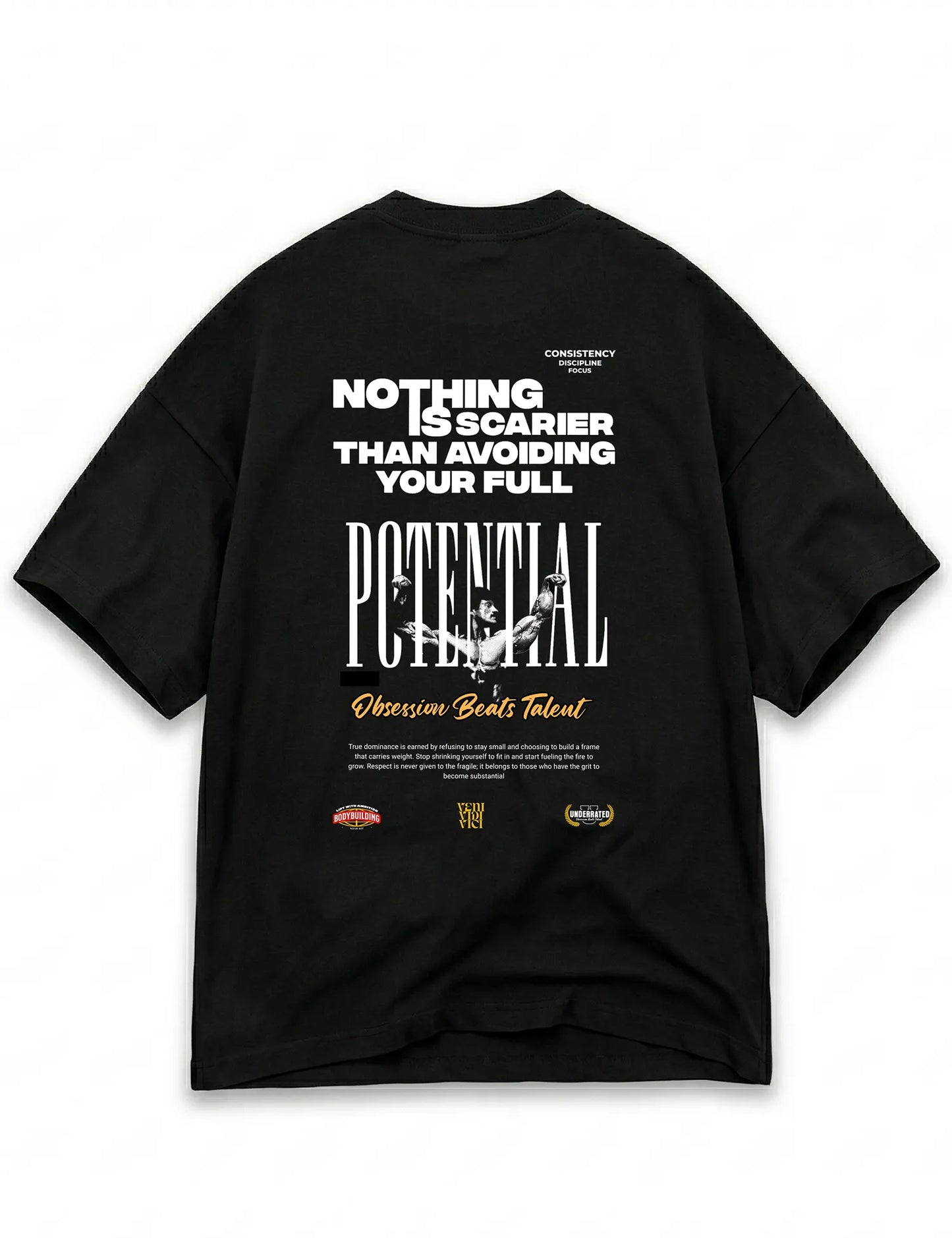 CAMISETA OVERSIZE GYM POTENTIAL 