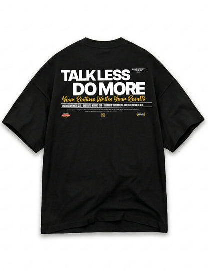 CAMISETA OVERSIZE GYM TALK LESS DO MORE UNDERRATED BRAND