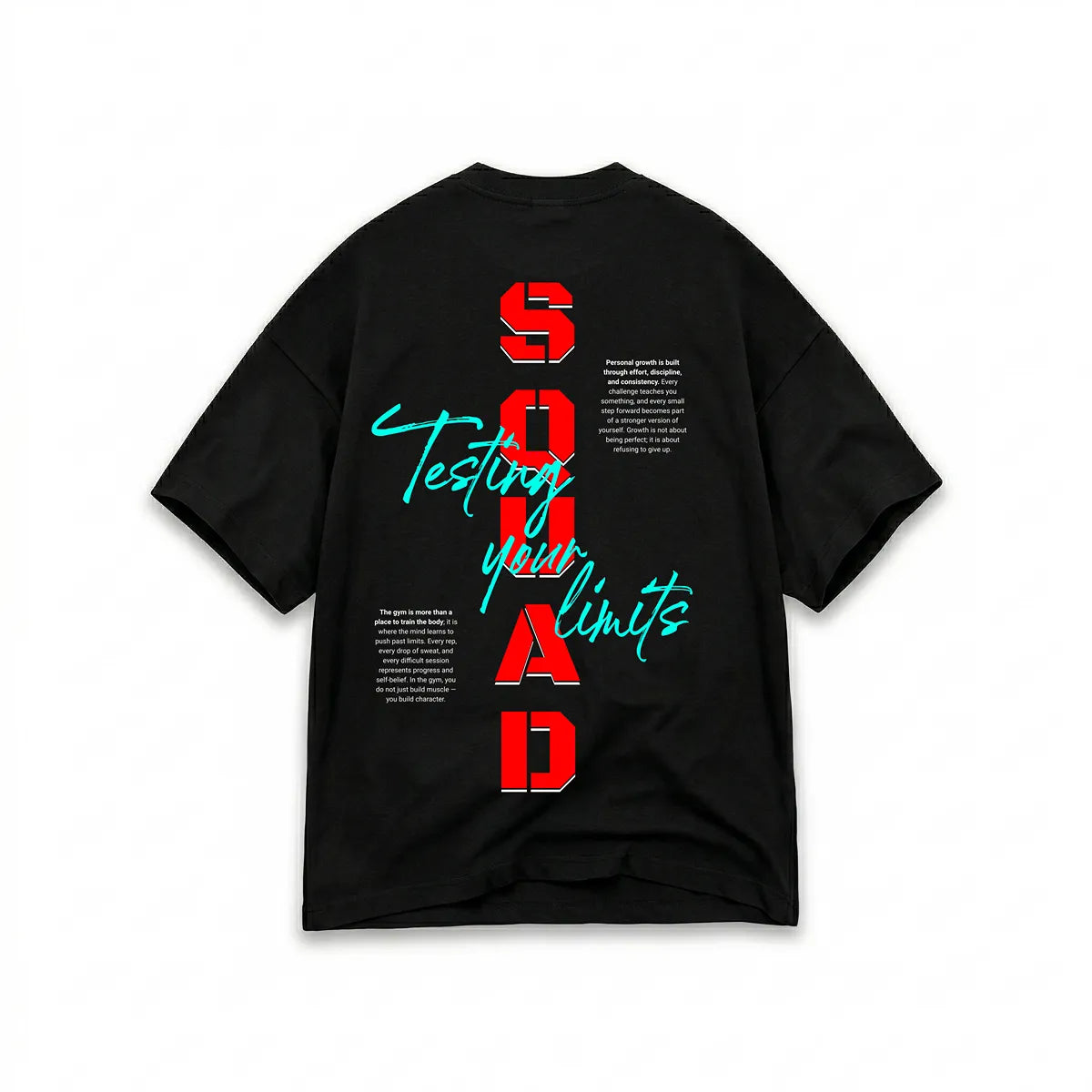 Camiseta pump cover SQUAD - UNDERRATED en negro