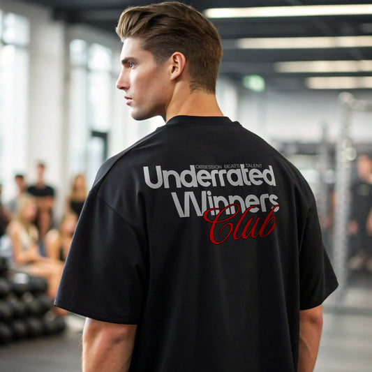 Camiseta oversize gym HOMBRE de Underrated.es, UNDERRATED WINNERS CLUB