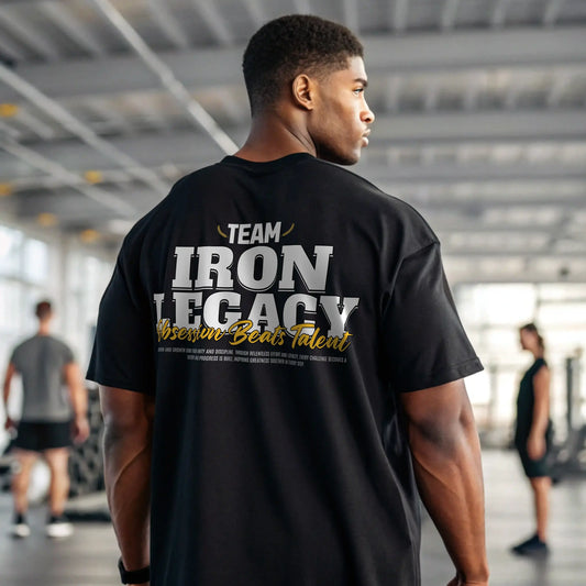 Camiseta oversize gym TEAM IRON LEGACY EN UNDERRATED
