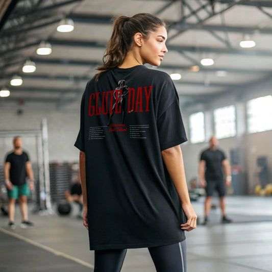 Camiseta oversize mujer GLUTE DAY