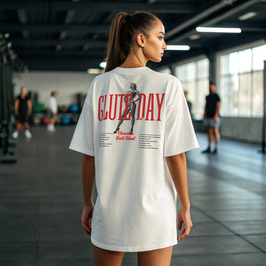 Camiseta oversize mujer GLUTE DAY