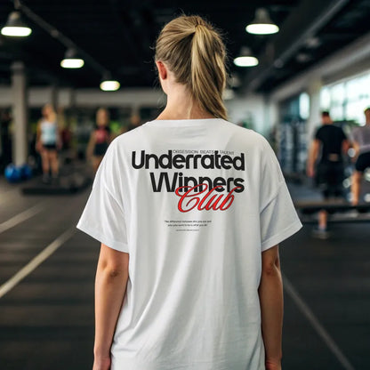 Camiseta oversize mujer UNDERRATED WINNERS CLUB