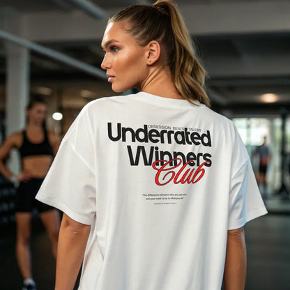 Camiseta oversize mujer UNDERRATED WINNERS CLUB
