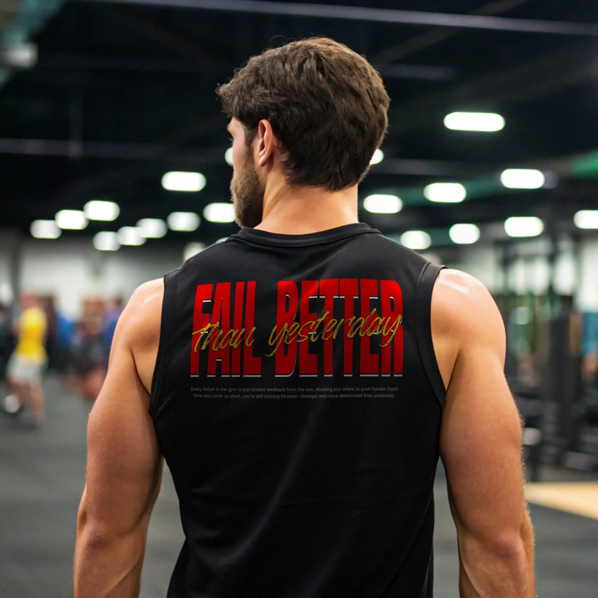 Camiseta sin mangas FAIL BETTER THAN YESTERDAY EN UNDERRATED