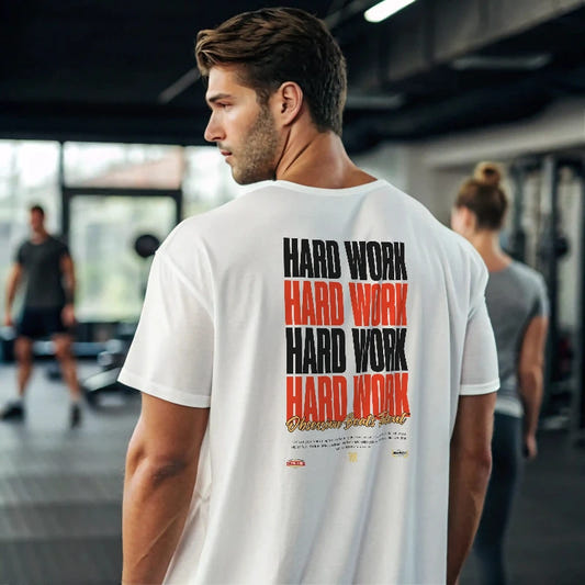 Camiseta ancha HARD WORK en underrated.es
