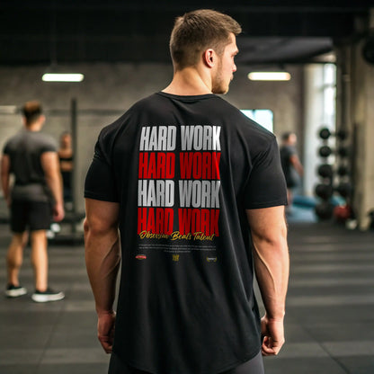 Camiseta ancha HARD WORK en underrated.es