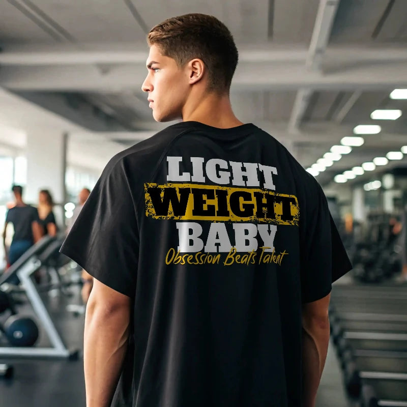 LIFT WEIGHT BABY CAMISETA OVERSIZE GYM