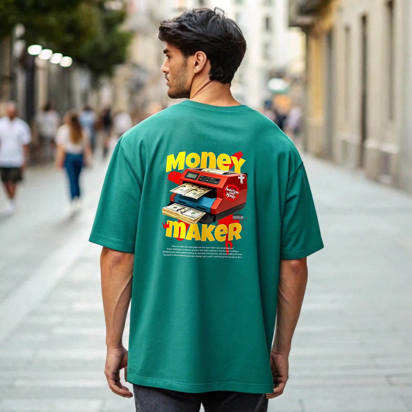 Camiseta ancha MONEY MAKER en underrated.es