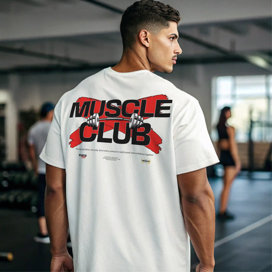 Camiseta ancha MUSCLE CLUB en underrated.es