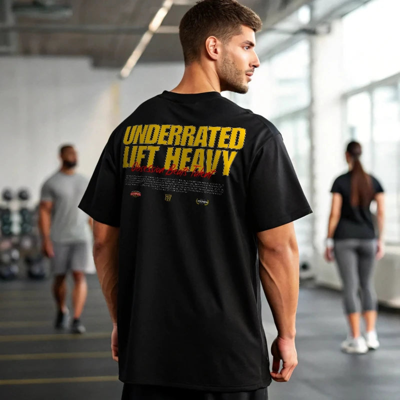 Camiseta ancha UNDERRATED LIFT HEAVY EN UNDERRATED.ES