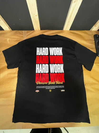 Camiseta ancha gym HARD WORK en underrated.es