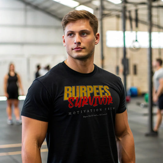 Camiseta cross training BURPEES SURVIVOR EN UNDERRATED.ES 