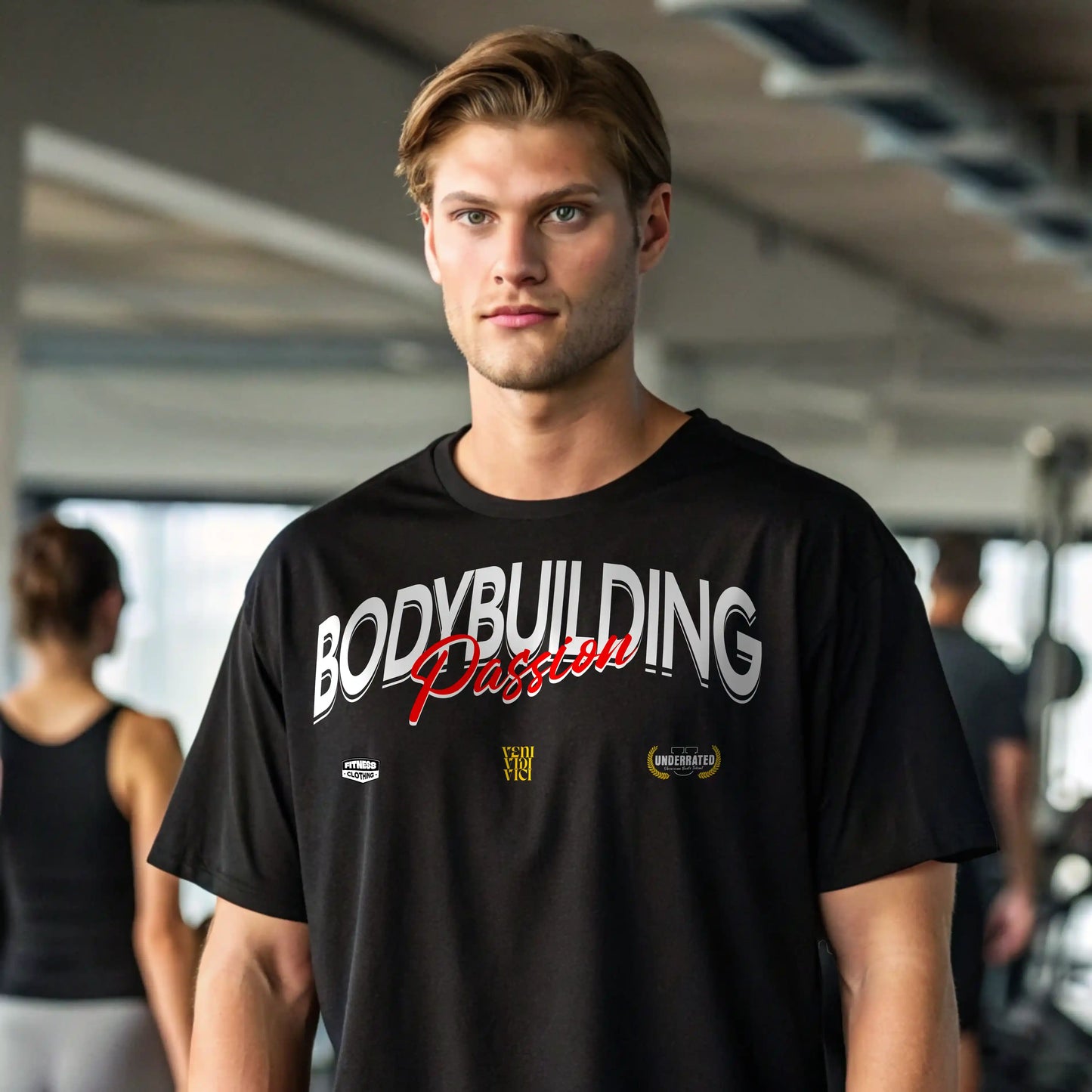 Camiseta oversize BODYBUILDING PASSION en underrated.es