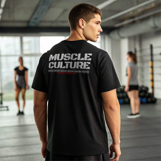 Camiseta oversize MUSCLE CULTURE EN UNDERRATED.ES