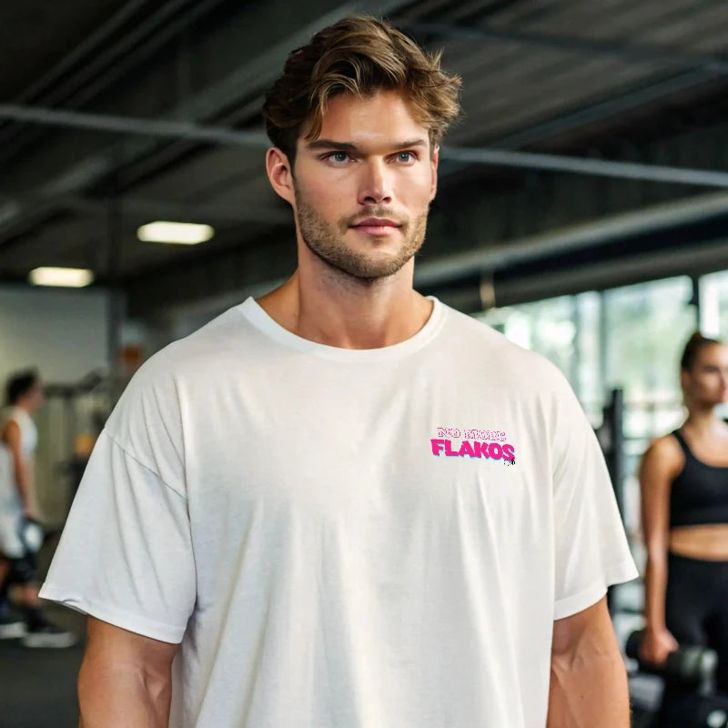 Camiseta oversize NO MORE FLAKOS en underrated.es