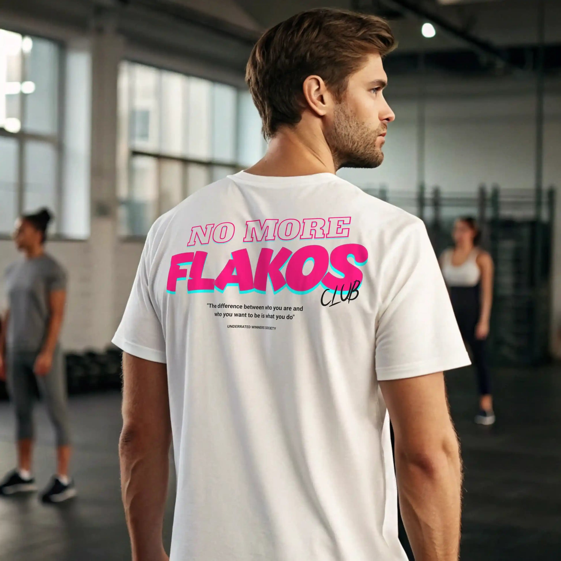 Camiseta oversize NO MORE FLAKOS en underrated.es