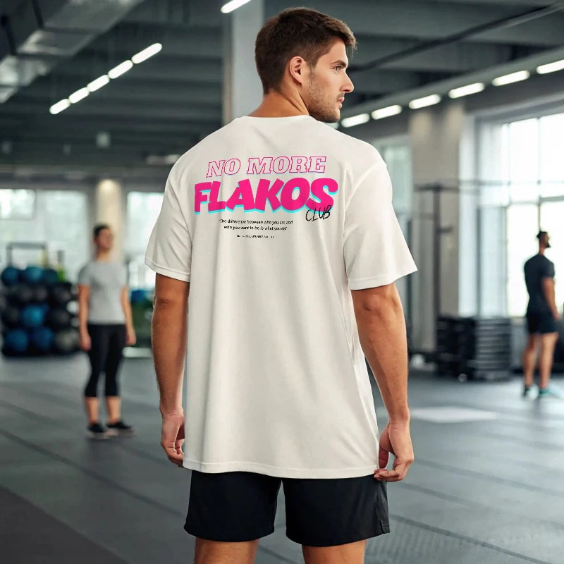 CAMISETA OVERSIZE GYM NO MORE FLAKOS
