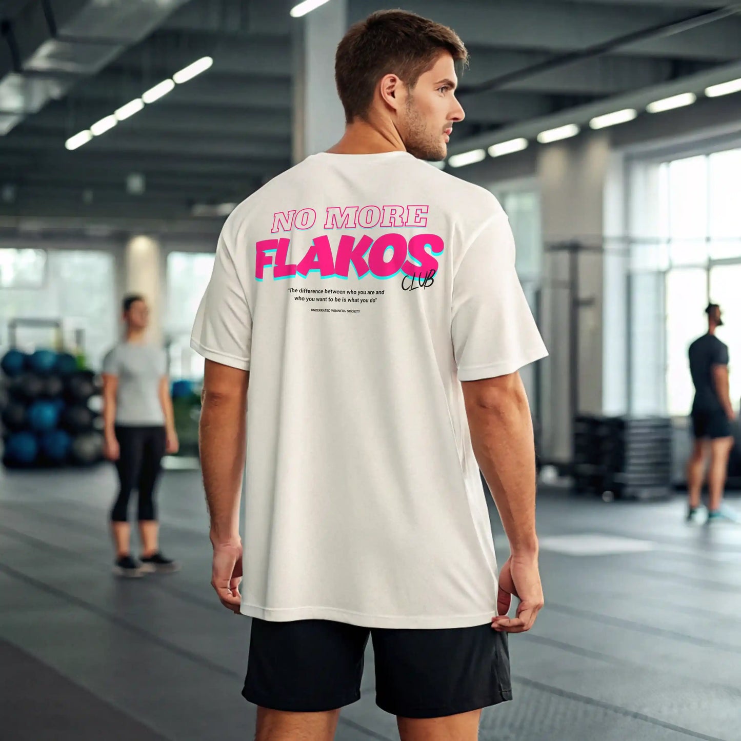 Camiseta oversize NO MORE FLAKOS en underrated.es