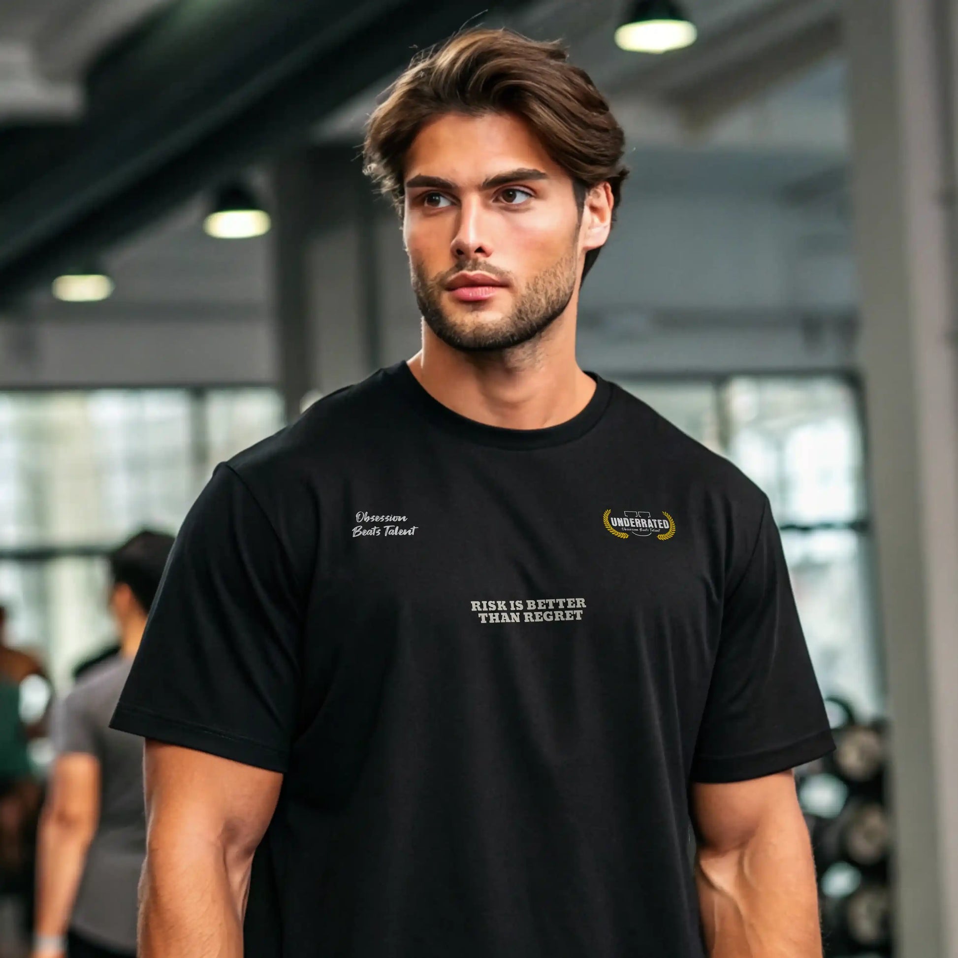 Camiseta oversize NO RISK NO STORY en underrated.es