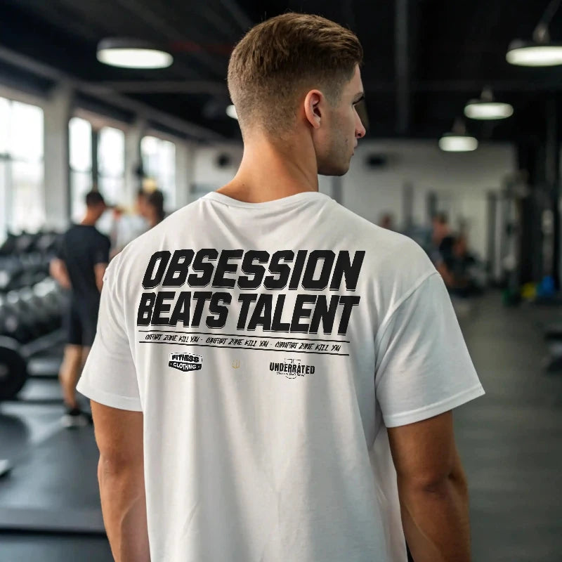 Camiseta oversize OBSESSION BEATS TALENT en Underrated.es