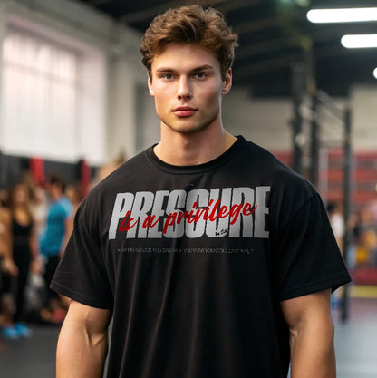 Camiseta oversize PRESSURE IS A PRIVILEGE