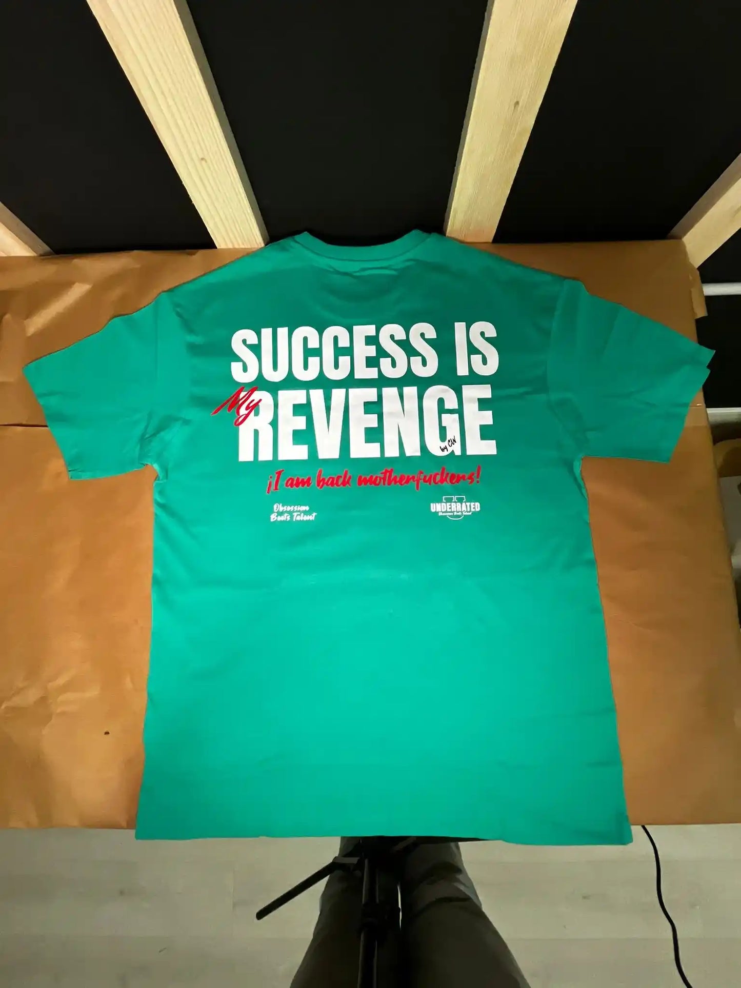 Camiseta oversize SUCCESS IS MY REVENGE