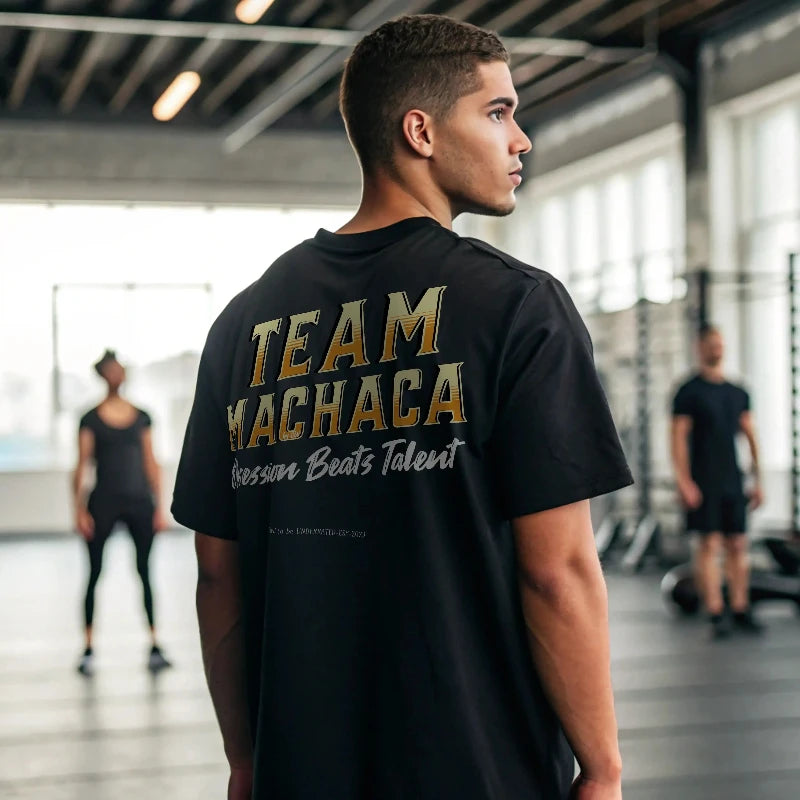 CAMISETA OVERSIZE GYM TEAM MACHACA