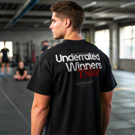 Camiseta oversize UNDERRATED WINNERS CLUB