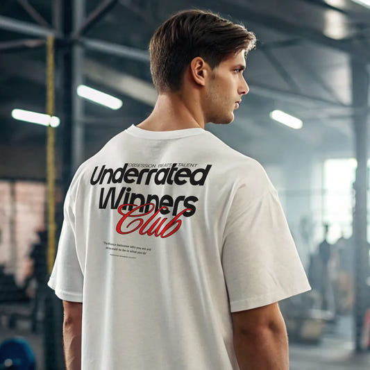 Camiseta oversize UNDERRATED WINNERS CLUB