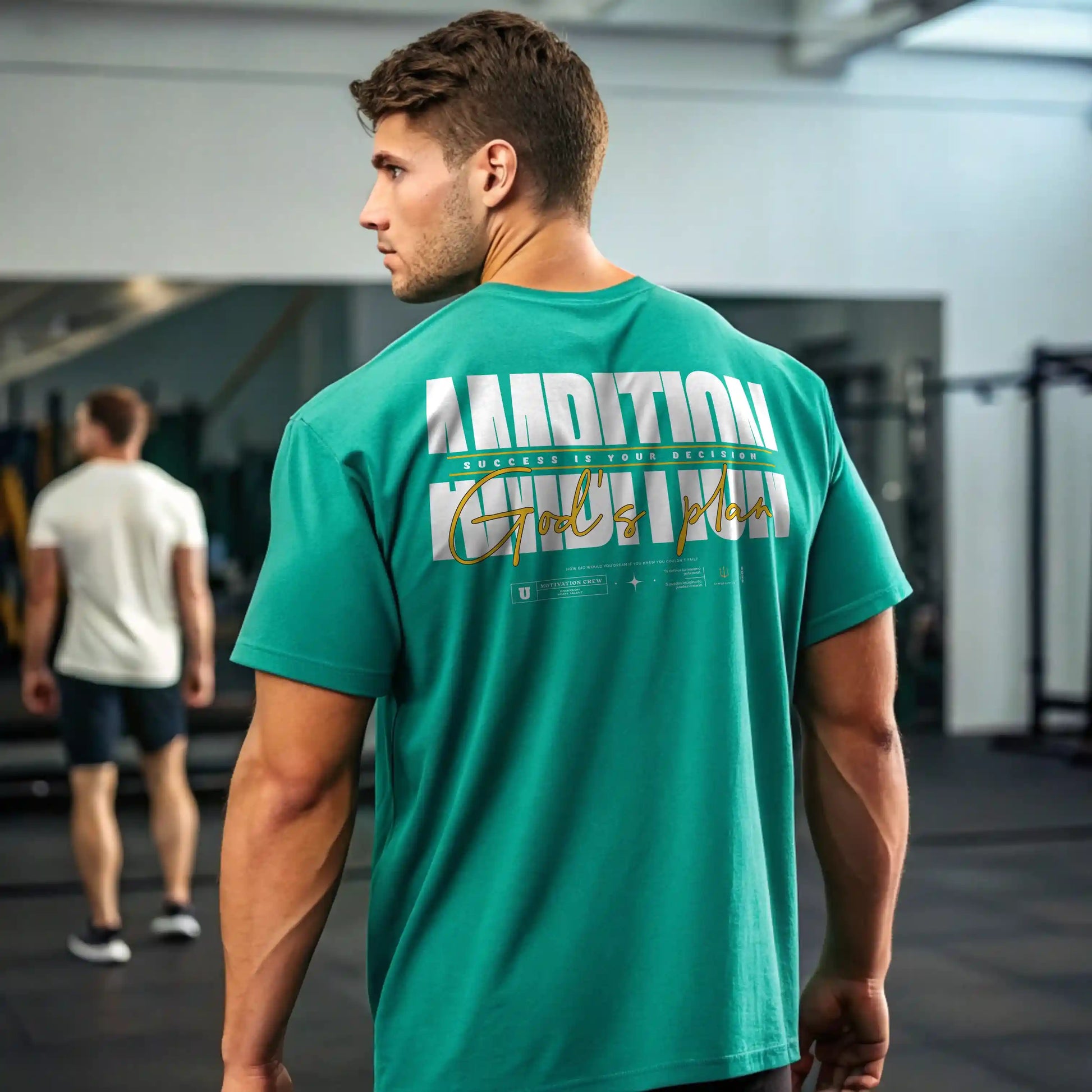Camiseta oversize gym AMBITION en underrated.es