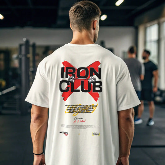 Camiseta oversize gym IRON CLUB en UNDERRATED.ES