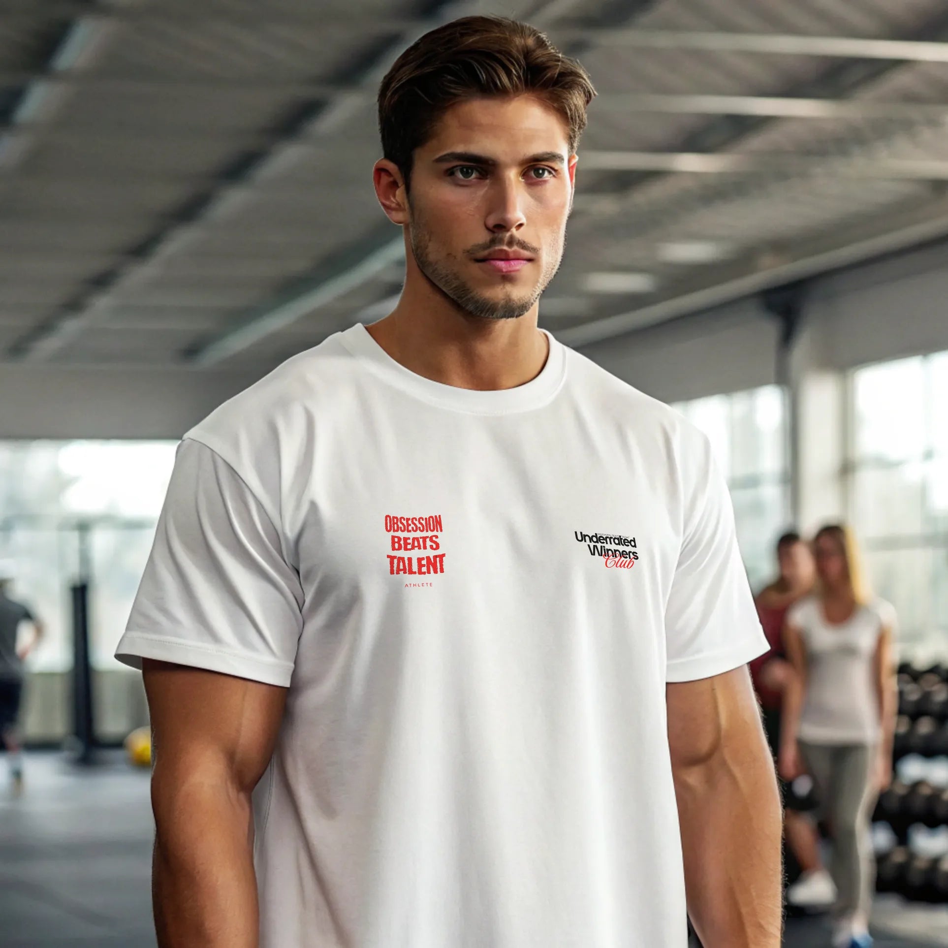 Camiseta oversize gym OBSESSION BEATS TALENT ATHLETE