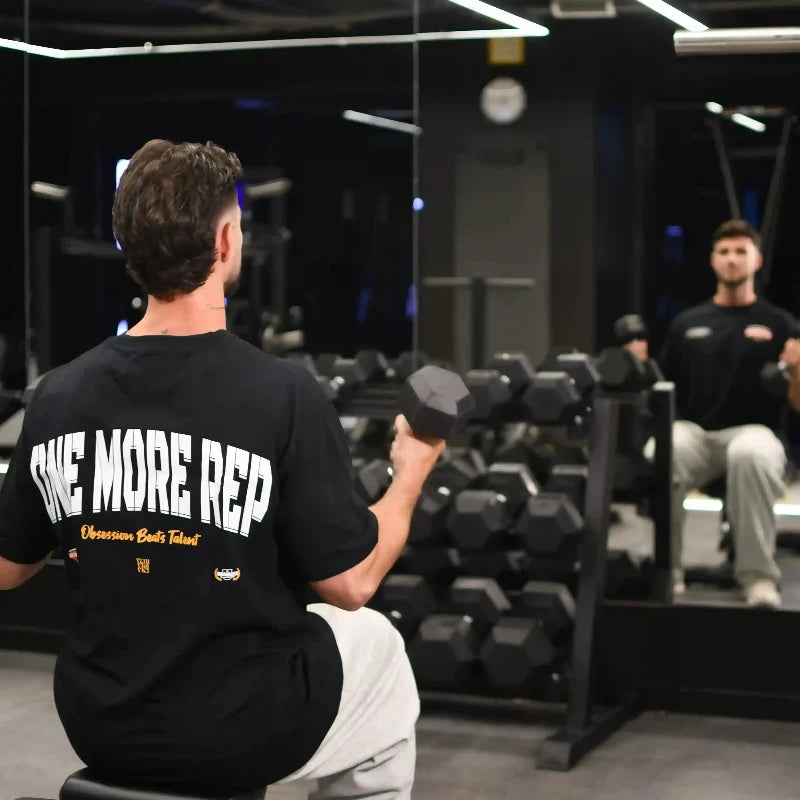 Camiseta oversize gym ONE MORE REP en underrated