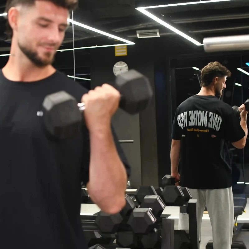 Camiseta oversize gym ONE MORE REP en underrated