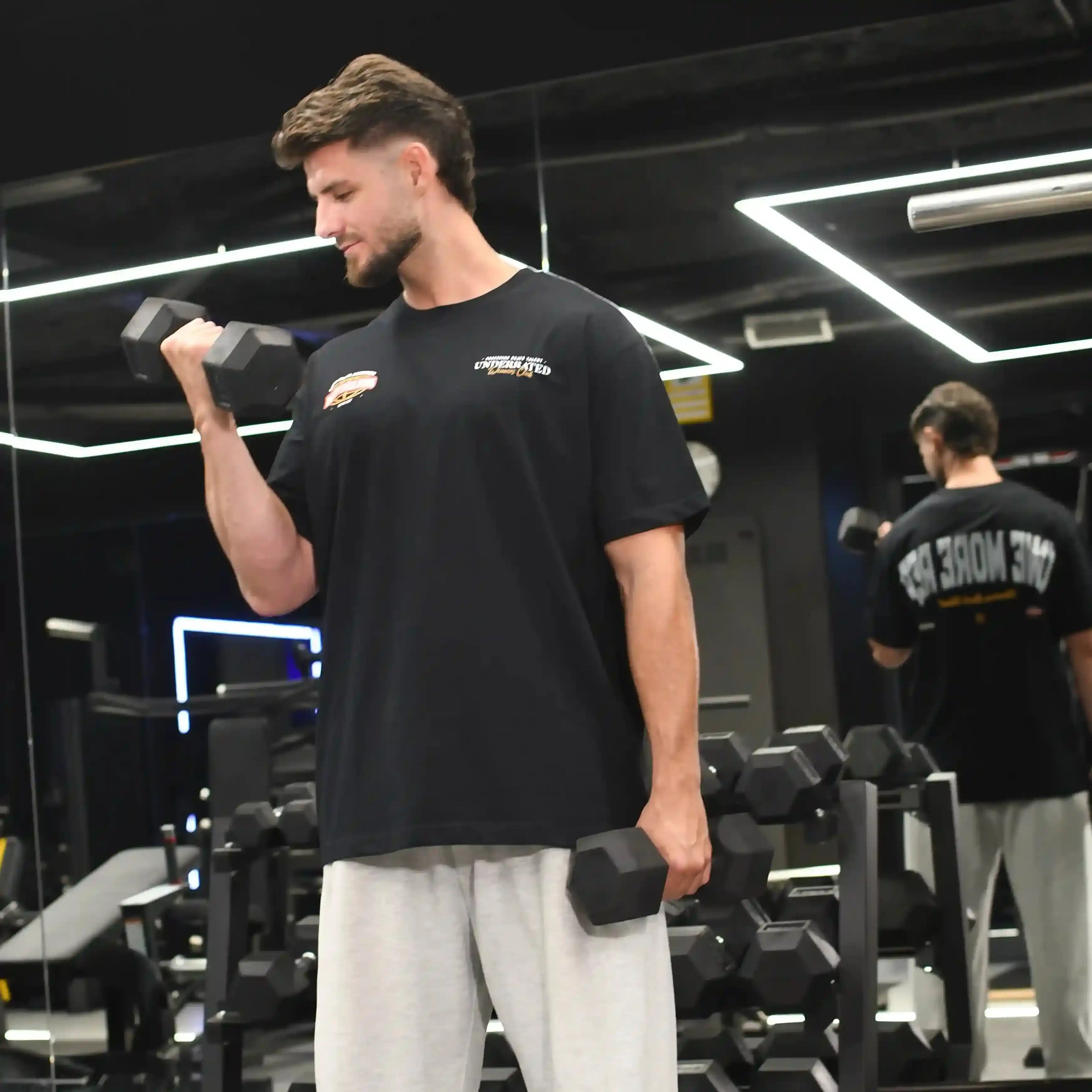 Camiseta oversize gym ONE MORE REP en underrated