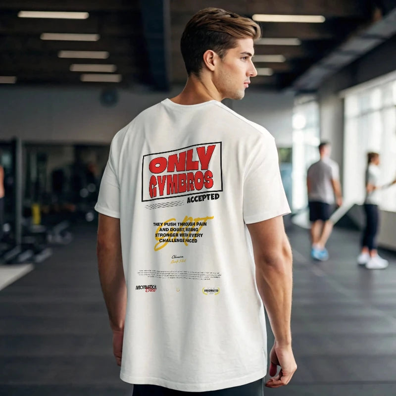 Camiseta oversize gym ONLY GYMBROs ACCEPTED