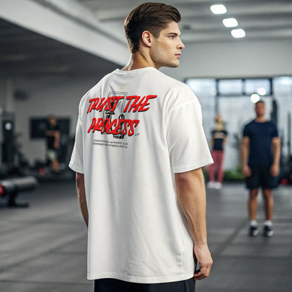Camiseta oversize gym TRUST THE PROCESS CHESS en Underrated.es