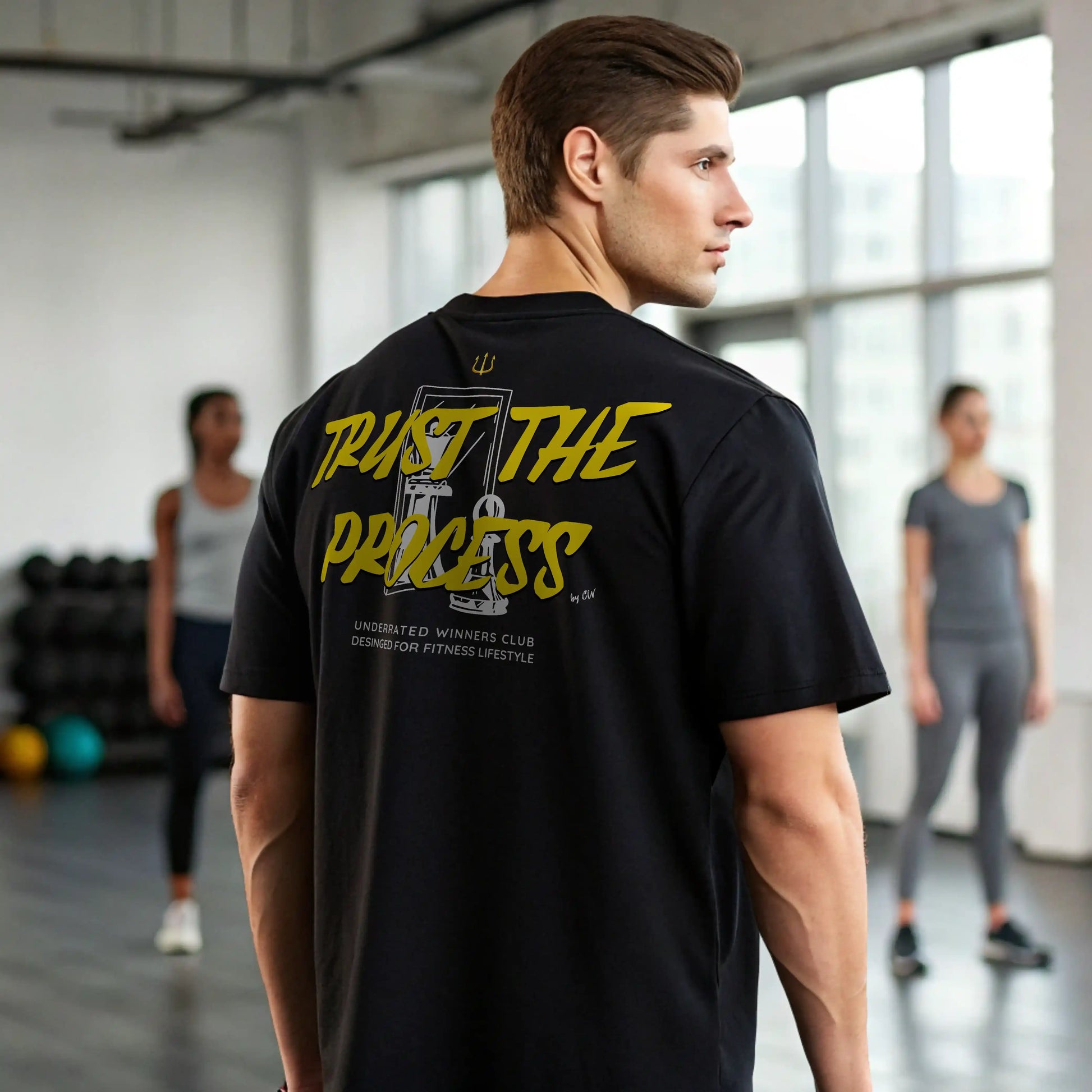 Camiseta oversize gym TRUST THE PROCESS CHESS en Underrated.es