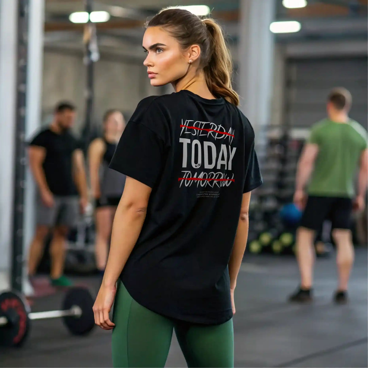 Camiseta oversize gym mujer TODAY en Underrated.es