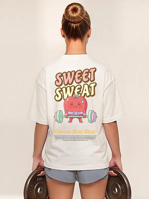 Camiseta oversize manzana fit de underrated