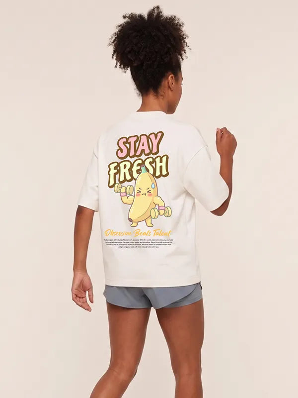 Camiseta oversize mujer BANANA FIT