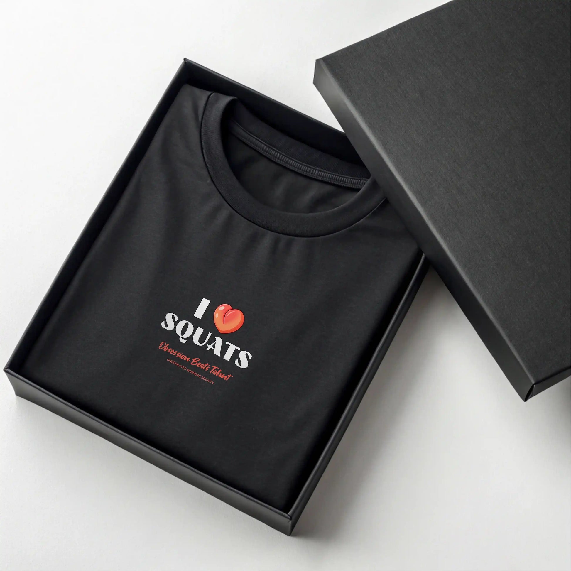 Camiseta oversize mujer I LOVE SQUATS en Underrated.es
