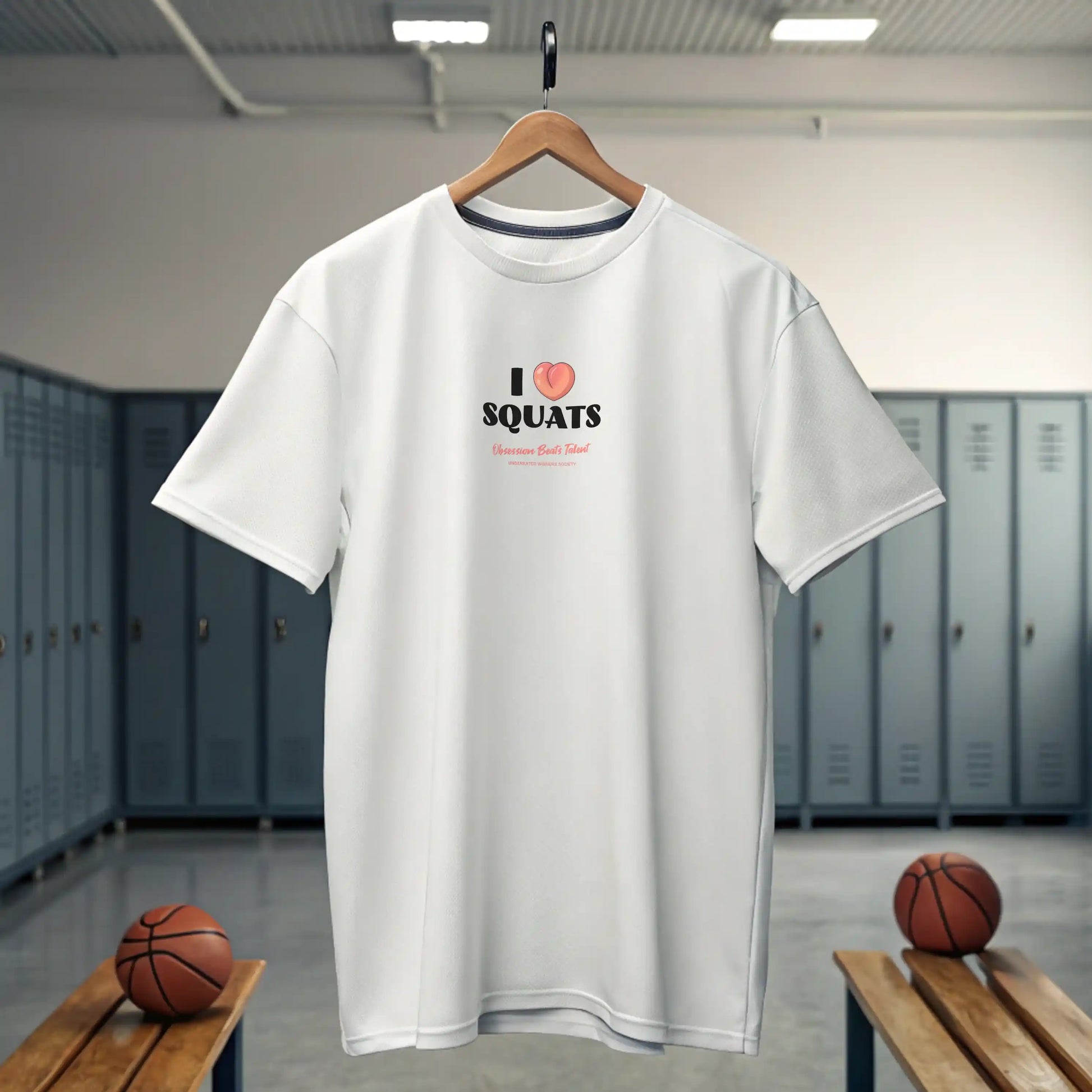 Camiseta oversize mujer I LOVE SQUATS en Underrated.es