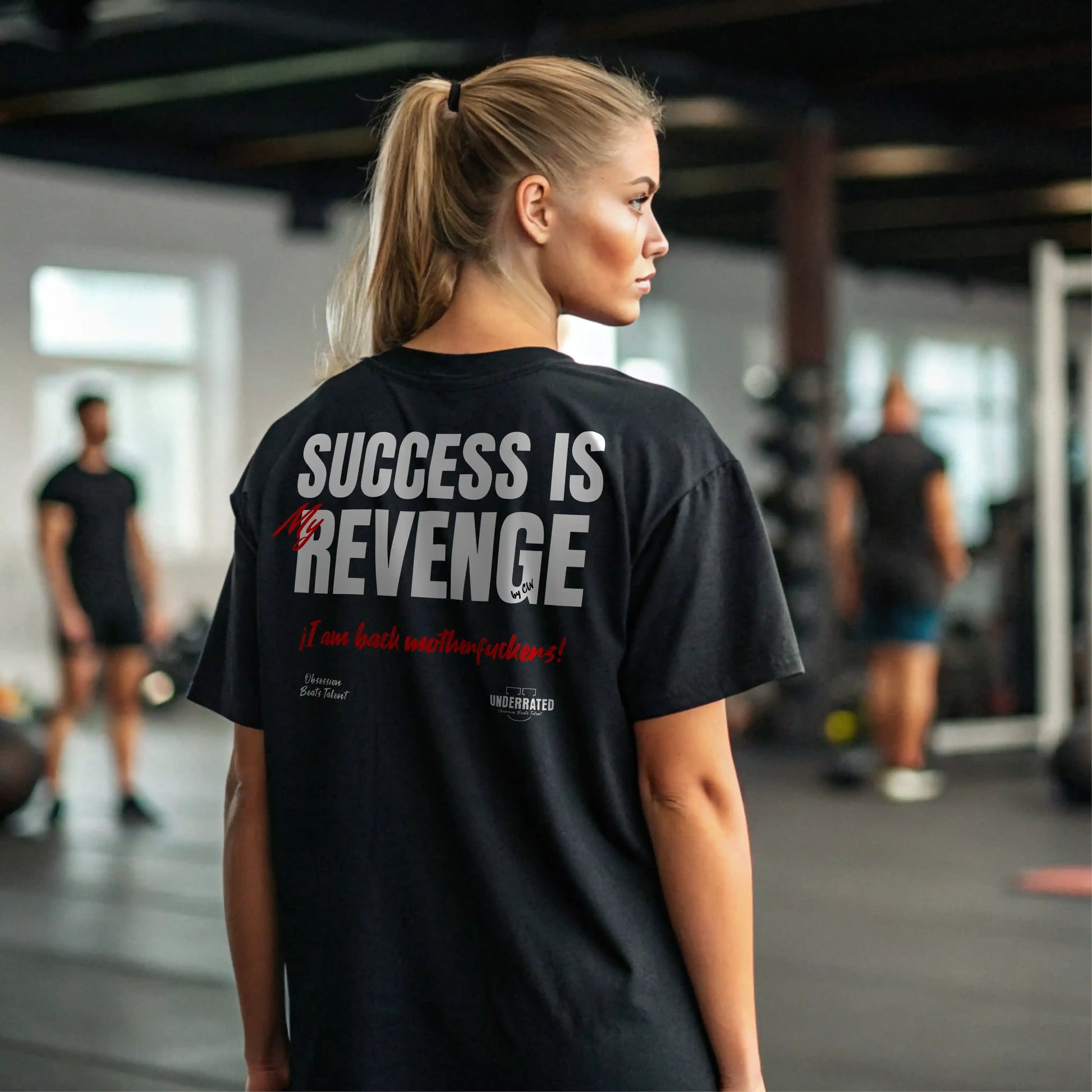 Camiseta oversize mujer SUCCESS IS MY REVENGE