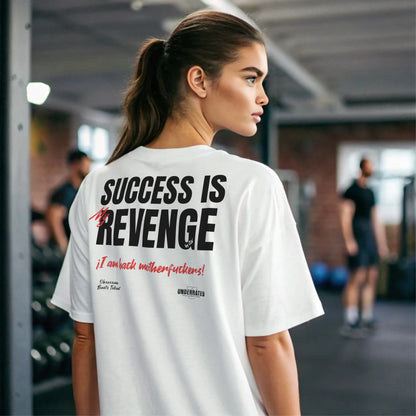 Camiseta oversize mujer SUCCESS IS MY REVENGE