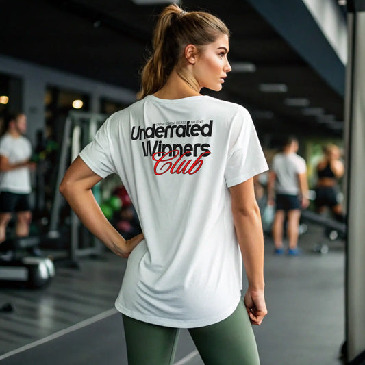Camiseta oversize gym mujer de Underrated.es, UNDERRATED WINNERS CLUB