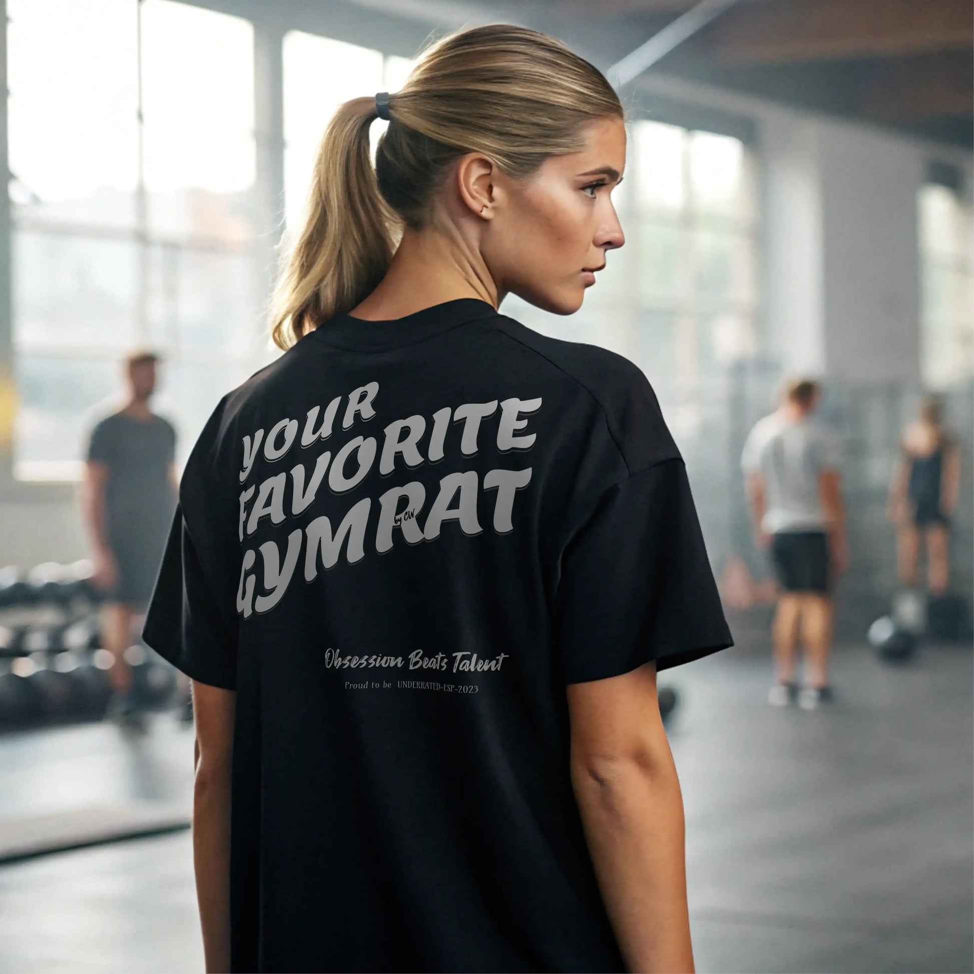 Camiseta oversize mujer YOUR FAVORITE GYMRAT